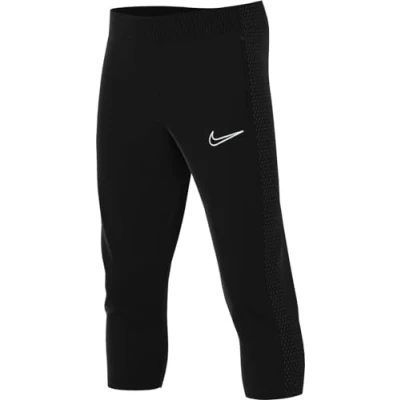 Imagen de NIKE 3/4 Knit Soccer Pants Y Nk DF Acd23 Pant KP, Black/Black/White, DR1369 010, XL