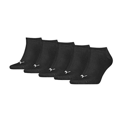 Imagen de PUMA Short Crew Socks (5 Pack) Calcetines, Negro, 43 46 (Pack de 5) Unisex Adulto