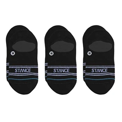 Imagen de Stance Basic No Show Socks 3 Pack (Small, Black)