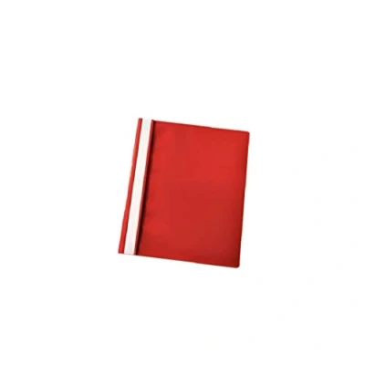 Imagen de Esselte Camisa plástica A4 con solapa transparente color rojo (25 unidades)