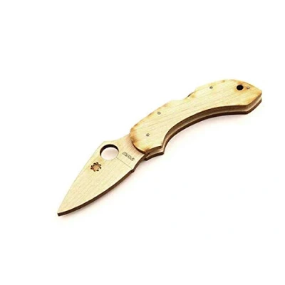 Imagen de Spyderco Navaja Wooden Kit C28 Dragonfly Marrón, M