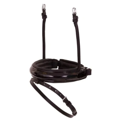 Imagen de BR combined noseband Lacquer round