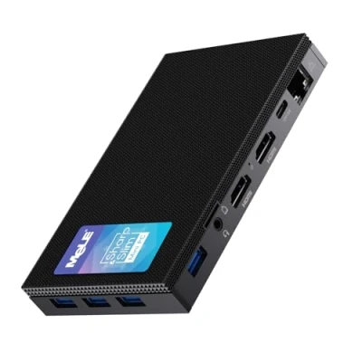 Imagen de MeLE Mini PC Ordenador Celeron N5105 8GB RAM + 128GB ROM M.2 NVMe PCle.3.0 2280 SSD de Sobremesa,WiFi 5.0,Ethernet 1000Mbps,BT 5.1,4K HD,2 HDMI+4 USB 3.0