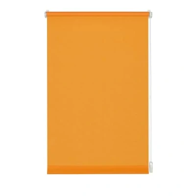 Imagen de GARDINIA Estor enrollable para sujetar o pegar, persiana de luz diurna, opaco, Todas las piezas montaje incluidas, EASYFIX Uni, Naranja, 100 x 150 cm (WxH)