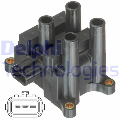 Imagen de DELPHI GN10832 12B1 Bobina de encendido 3 12 MAZDA: 6 Berlina, Hatchback