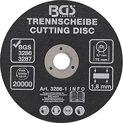 Imagen de BGS 3286 1 Disco de corte Ø 75 x 1,8 9,7 mm