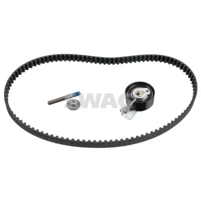 Imagen de SWAG 62 92 1274 Kit de correa distribución 104 con perfil redondeado dientes CITROËN: Saxo Hatchback, Xsara C3 II