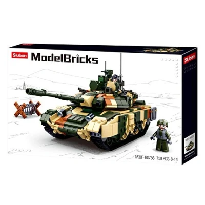 Imagen de Sluban M38 B0756 Militar T90MS Battle Tank, Color Various (M38 B0756)