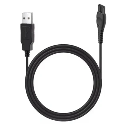 Imagen de Reemplazo Cable de Carga USB 15V HQ8505 Alimentación Cargador para Afeitadoras Eléctricas Compatible con Philips Norelco Series 3000 5000 7000 9000 EIN Blade QP6650, QP6620, QP6550, QP6