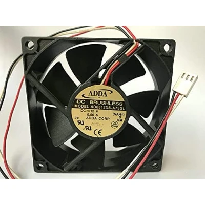 Imagen de 8025 AD0812XB A73GL ADDA DC12V 0.55A 3 Wire 8CM Cooling Fan