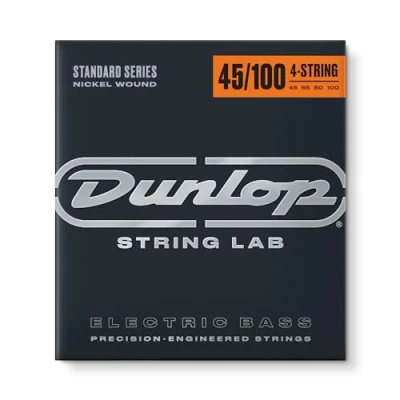 Imagen de cuerdas de níquel para bajo, ligeras, 40 a 100, paquete 4 Dunlop, DBN40100
