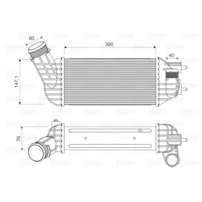 Imagen de VALEO 818652 Intercooler sin válvula EGR PEUGEOT: 308 I Hatchback, CITROËN: C4 Picasso 1