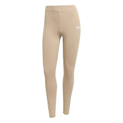 Imagen de adidas Mujer ESSENTIALS LINEAR COTTON LEGGINGS, warm sandstone/white, XS