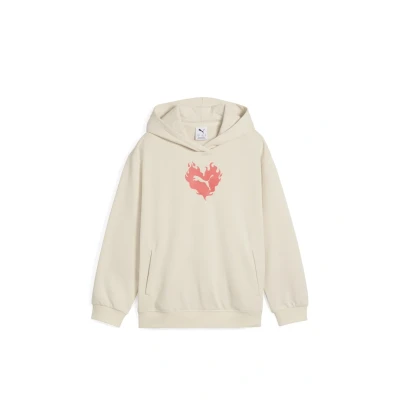 Imagen de Sudadera con capucha Flaming Love juvenil