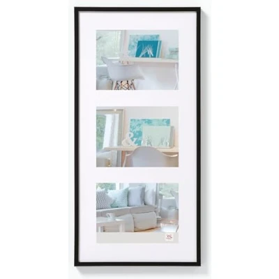 Imagen de walther design KV338B New Lifestyle marco de fotos plástico, 3 13x18 cm, negro