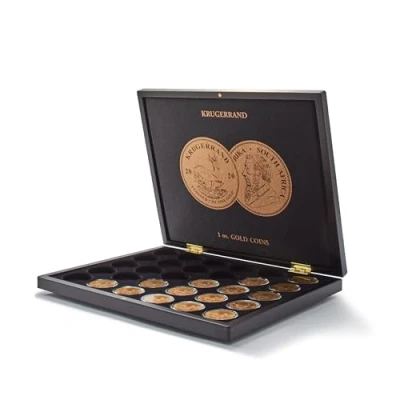 Imagen de Leuchtturm 363743 Estuche VOLTERRA para 30 Monedas de Oro Krugerrand en cápsulas 1 Oz/onzas