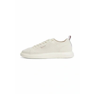 Imagen de Tommy Hilfiger Monosock KNIT Zapatillas, Hombre, Talla: 43, Alabaster Zapatos