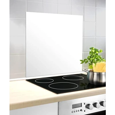 Imagen de WENKO Protección antisalpicaduras Blanco 60 x 70 cm Protector contra Salpicaduras