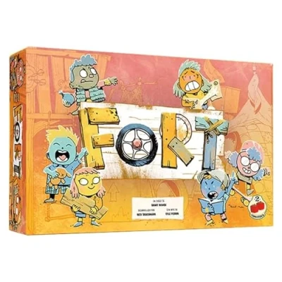 Imagen de 2Tomatoes Games Fort Juego de Cartas Forma tu Círculo Amigos Conseguir Pizza y Juguetes Construir el Mejor Fuerte Cuantos Más Puntos 2 4 Jugadores Español Temática: Pandilla