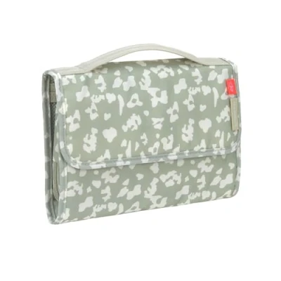 Imagen de LÄSSIG Bolso cambiador con y compartimento para toallitas húmedas de viaje/Changing Pouch XL Leo light khaki