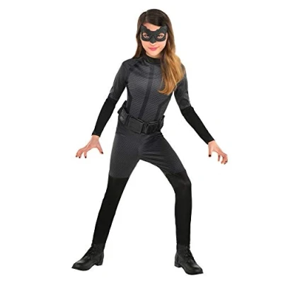 Imagen de amscan Disfraz Inf. W.B.: Catwoman T. 3 4 Años Warner, liso, color negro, (361 9906203_0192937139905)