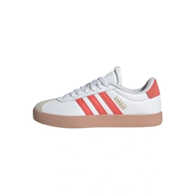 Imagen de adidas VL Court 3.0 Shoes, Zapatillas Mujer, Cloud White Preloved Scarlet Gold Metallic, 36 2/3 EU