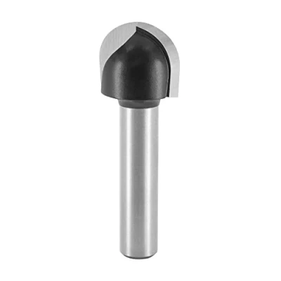 Imagen de ENT 12290 Fresa para molduras cóncavas, en carburo, vástago (S) de 8 mm, radio (R) diámetro (D) 16 NL 12 SL 32 trabajos madera, fresadora