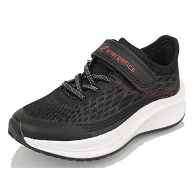 Imagen de ENERGETICS 2,4 oz, Zapatillas Unisex niños, Negro y Rojo, 34 EU