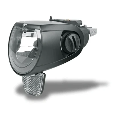 Imagen de MonkeyLink SkyeLight 60 Lux Front Connect Faro para Bicicleta (Montaje Mediante Soporte magnético, Frontal Ajustable en ángulo, Incluye Reflector K, homologación StVZO), Color Negro