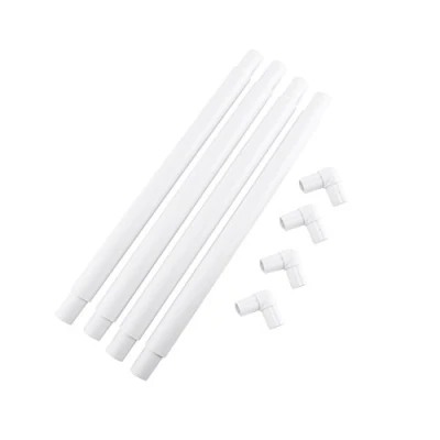Imagen de Marco de clip plástico cuadrado rectangular para punto cruz bordado, herramienta puntuación acolchado (43,1 x 43,1 cm)