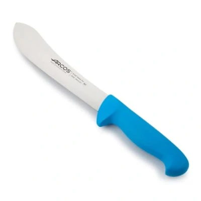 Imagen de Arcos Serie 2900 Cuchillo Carnicero Hoja de Acero Inoxidable NITRUM 200 mm Mango inyectado en Polipropileno Color azul