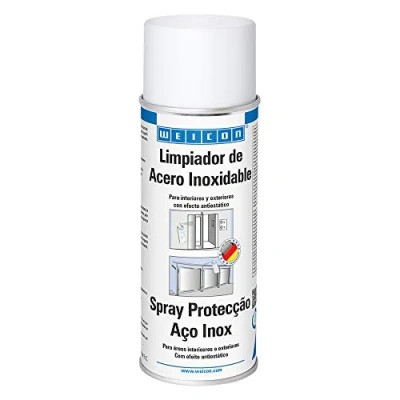 Imagen de WEICON Spray Limpiador De Acero inoxidable 400 ml efecto antiestático Transparente
