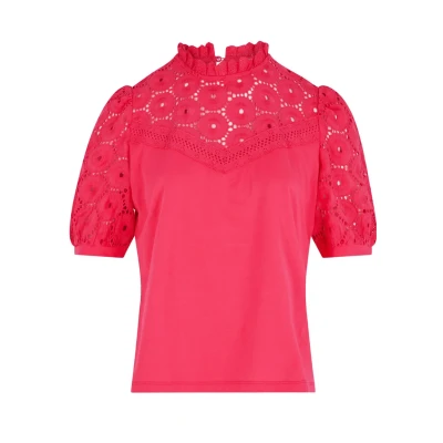 Imagen de Morgan Dulie Camiseta estampada, Mujer, Talla: 34, Fraise m