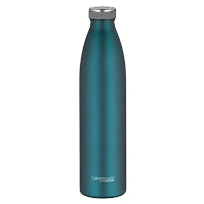 Imagen de ThermoCafé by Thermos Termo (acero inoxidable), color verde azulado mate, acero inoxidable, Mat Teal, 1 Litro
