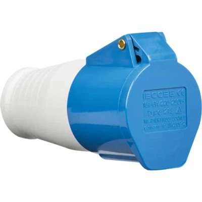 Imagen de Knightsbridge INAV007 Conector de 240 V 16, Azul, 240V IP44 16A Connector 2P+E