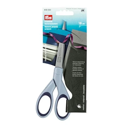 Imagen de Prym Tijeras de titanio uso general, 18 cm, acero inoxidable, color azul
