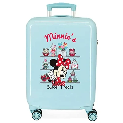 Imagen de Disney Mickey That&#039;S Easy Maleta de cabina Verde 38x55x20 cms Rígida ABS Cierre combinación lateral 34L 2,5 kgs 4 Ruedas Dobles 0