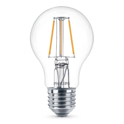 Imagen de Philips E27 A60 LED filamento 4 W 2.700K claro