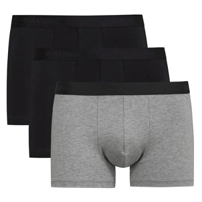 Imagen de CALIDA Natural Benefit Boxer Briefs, Opaco, Jet Black, M Men&#039;s