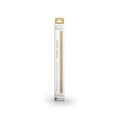 Imagen de The Humble Co Pajitas Bambú, 300g, Pack de 4