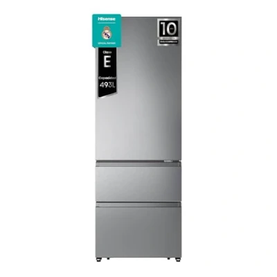 Imagen de ¡Oferta 20% ! Hisense Rt641n4aie Frigorifico Combi Nofrost E Alto 200 Cm Ancho 70 Inox