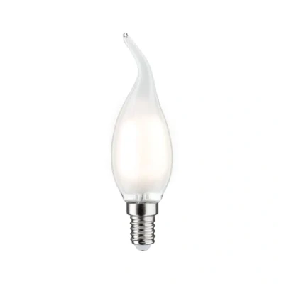 Imagen de Paulmann Bombilla vela LED soplada E14 4,8W 2.700K ráfaga de viento satinado