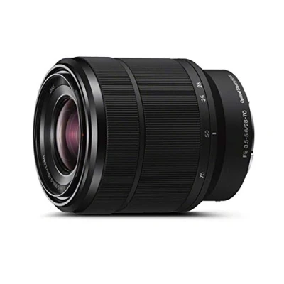 Imagen de Sony Fe 28 70Mm F/3.5 5.6 OSS Objetivo para (Distancia Focal 70Mm, Apertura 36, Zoom Óptico 2.5X,Estabilizador Óptico, Diámetro: 55Mm) Negro