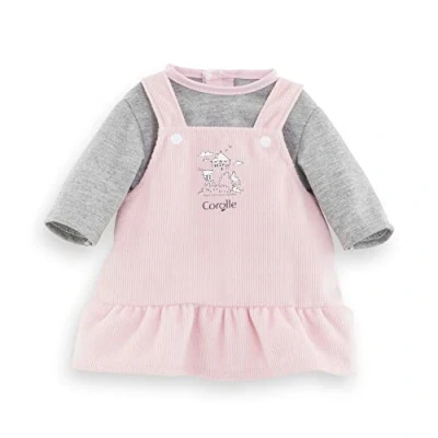 Imagen de Corolle Mon Grand Poupon Vestido de Pana con Camiseta, para Muñecos Bebé 36cm, A Partir 2 Años (9000141440)