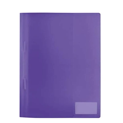 Imagen de HERMA Carpetas translúcido DIN A4 de plástico resistente y fácil limpiar con etiqueta, 1 carpeta película PP, Púrpura