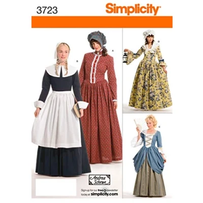 Imagen de Simplicity 3723 R5 Patrones de Costura para Disfraces Mujer