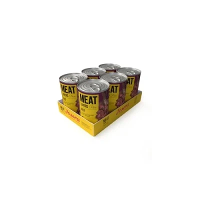 Imagen de Josera Meat Lovers Pure Beef alimento húmedo para perros alto contenido en Carne sin cereales jugosa, caldo sabroso y minerales completo 6 x 400 g
