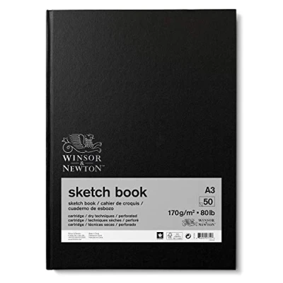 Imagen de Winsor &amp; Newton Cuaderno de esbozo, Blanco Natural, DIN A3