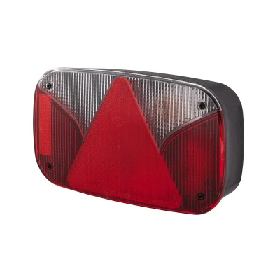 Imagen de HELLA 2VB 998 232 101 Piloto posterior derecha blanco/rojo negro para remolque, con lámpara