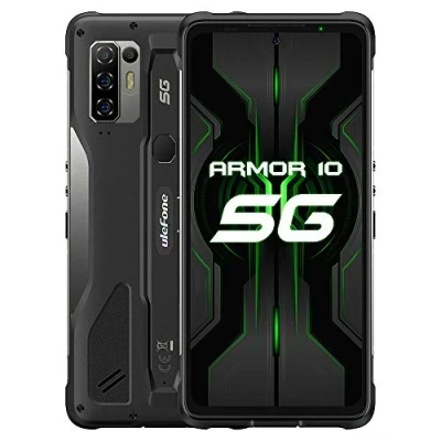 Imagen de Ulefone 5G Móvil Resistente Armor 10, Dimensity 800 8GB RAM 128GB ROM 2TB SD Externa, 64MP Quad Cámara, Smartphone Antigolpes IP68 Android 6.67&#039;&#039; FHD +, Carga Inalámbrica NFC HiFi Dual SIM